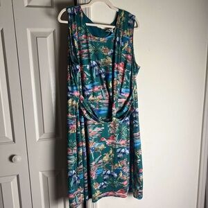 Green Yumi Mini Dress Size 18